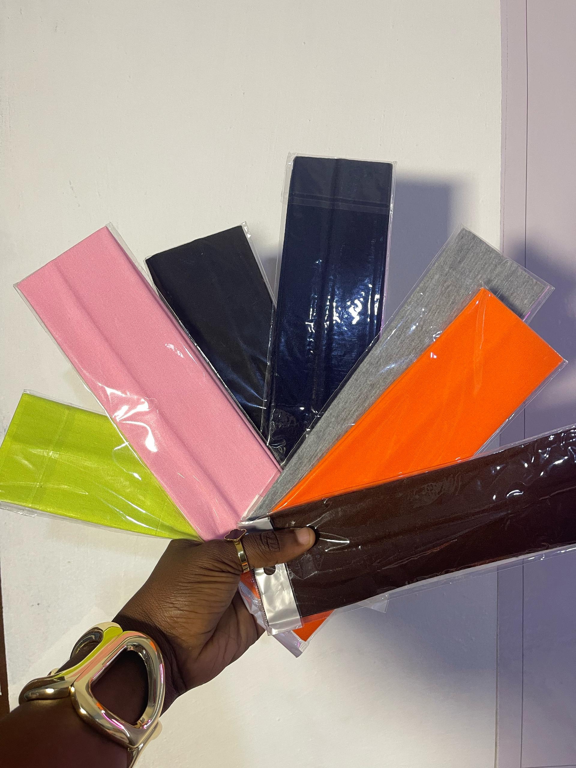 Pink and orange headbands - Image 2