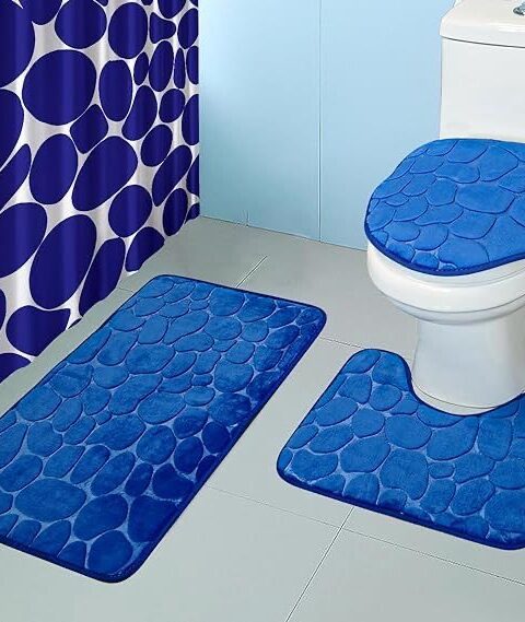 3 in 1 toilet mat set