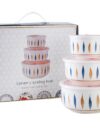 3 in 1 ceramic bowl set