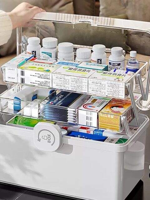 Medium size Medicine organizer / first Aid box